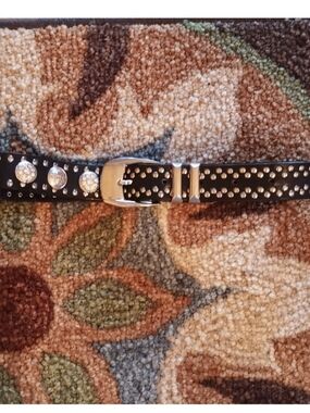 Vintage Gianni VERSACE 1996 Crystal Stud MEDUSA Belt
